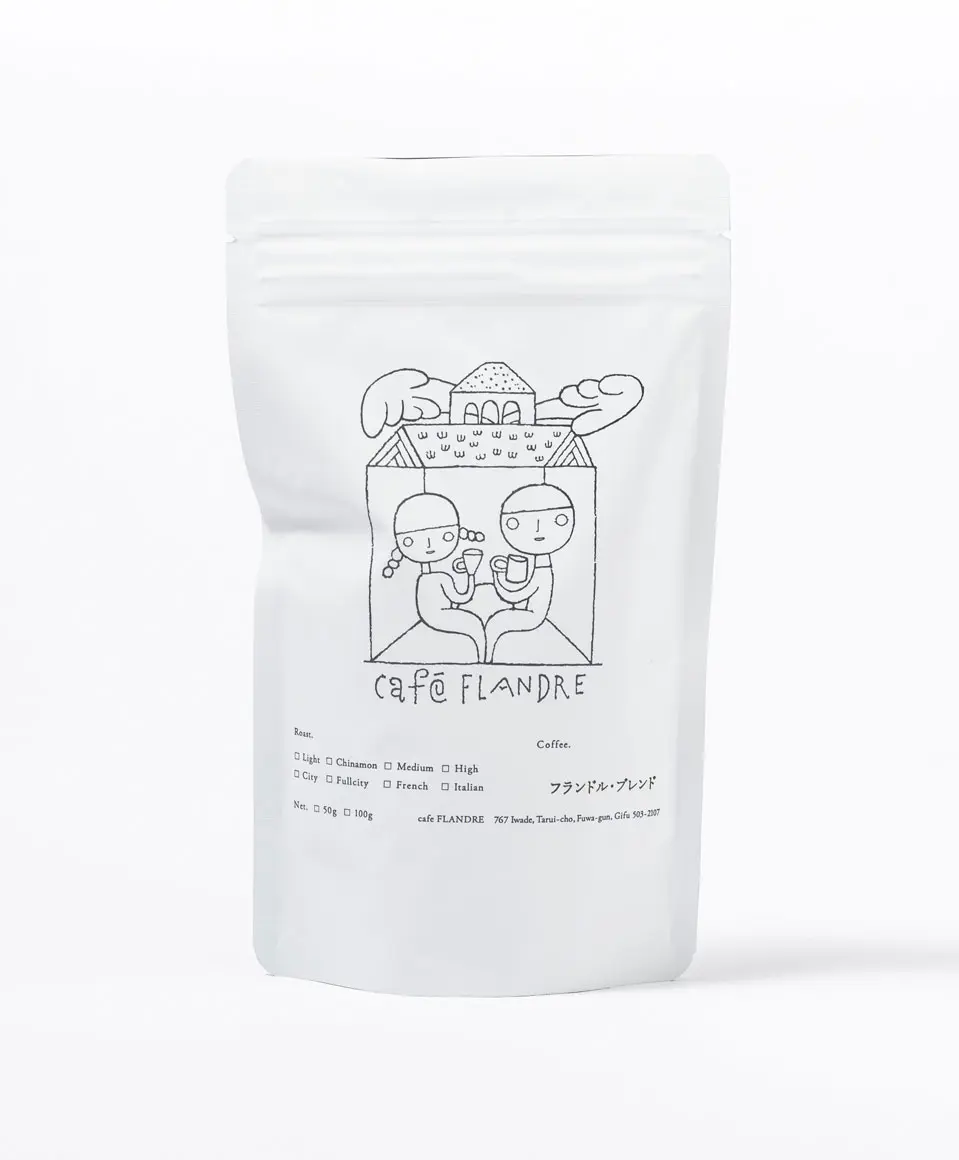 コーヒー豆のパッケージ